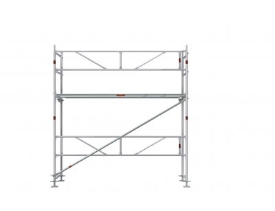 Facadestilladspakke Alu 3x4 m