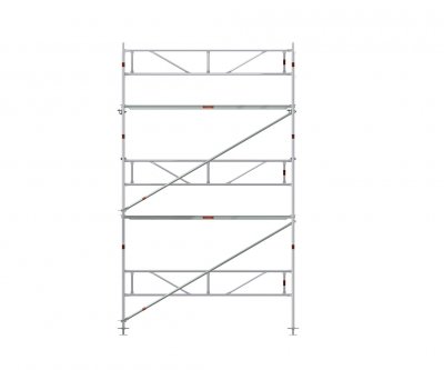 Facadestilladspakke Alu 3x6 m