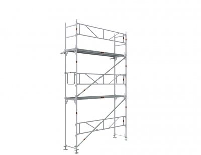 Facadestilladspakke Alu 3x6 m