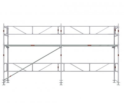 Facadestilladspakke Alu 6x4 m