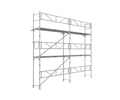 Facadestilladspakke Alu 6x6 m