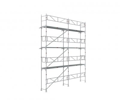 Facadestilladspakke Alu 6x8 m