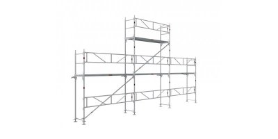 eModulstillads Ramme Aluminium 9x4 m m/gavltop