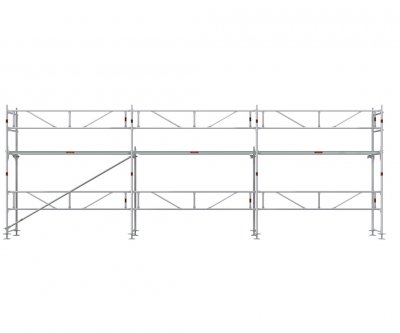 Facadestilladspakke Alu 9x4 m