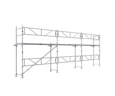 Facadestilladspakke Alu 9x4 m