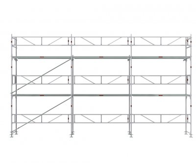 Facadestilladspakke Alu 9x6 m