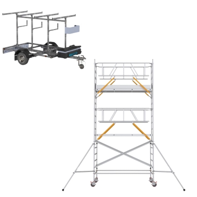 Stilladstrailer Rullestillads Smalt Ultra