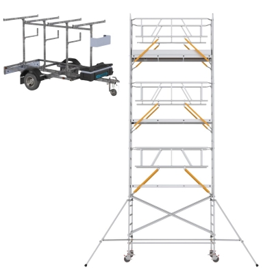 Stilladstrailer Rullestillads Smalt Ultra