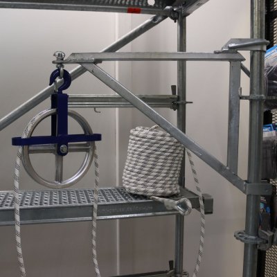 Stilladshjul til materialespil Alu