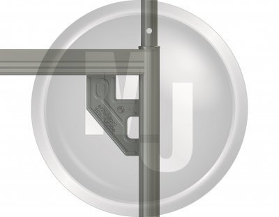 Monteringsramme Stål 1,09 m