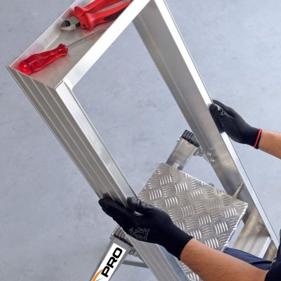 Trappstege aliminium huvud