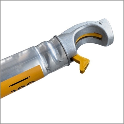 rullställning bred 8m silvrig och gul