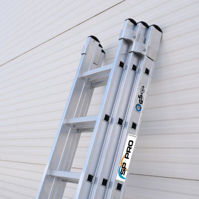 Skydestige 4,1 m 3-delt