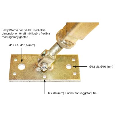 Skråstiver 3,0-5,0 m
