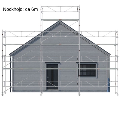 Villapakke Facadestillads ALU 60 m²