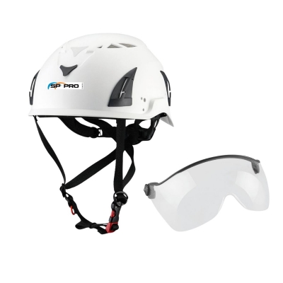 Sikkerhedshjelm Hvid Easy inkl. visir