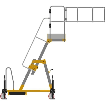 Platformstrappe justerbar 1,5-2 m