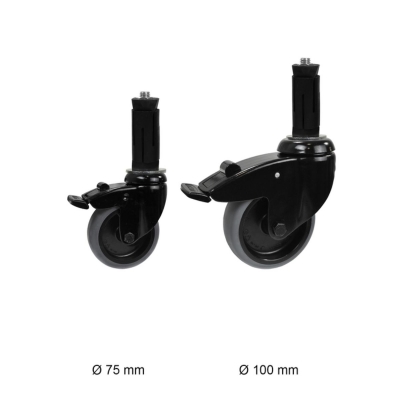 Expanderhjul til runde rør – sort